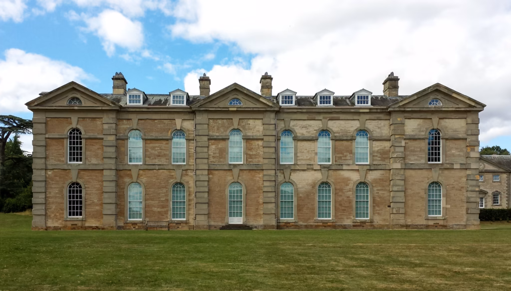 Compton Verney House, the Georgian mansion that is now an art gallery, near Stratford-upon-Avon