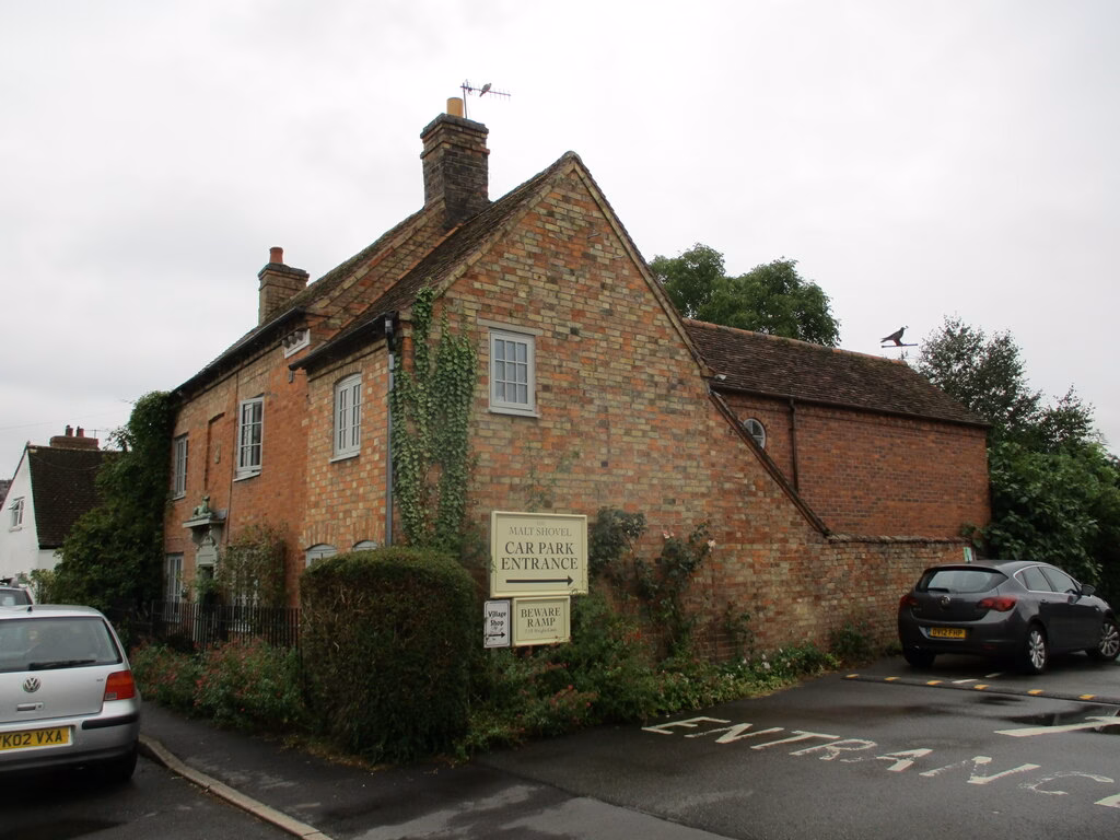Cottages in the village of Gaydon, Warwickshire