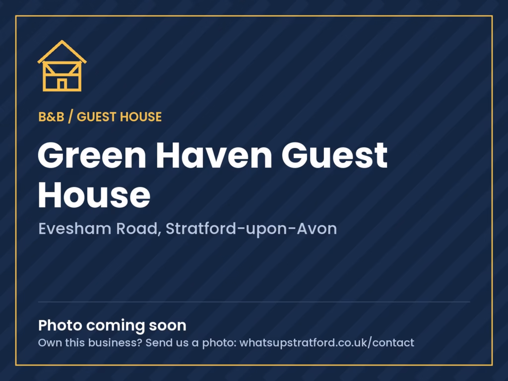 Green Haven Guest House, Stratford-upon-Avon: photo coming soon