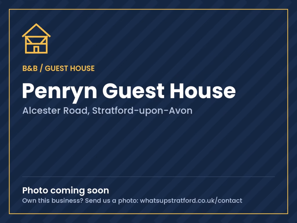Penryn Guest House, Stratford-upon-Avon: photo coming soon