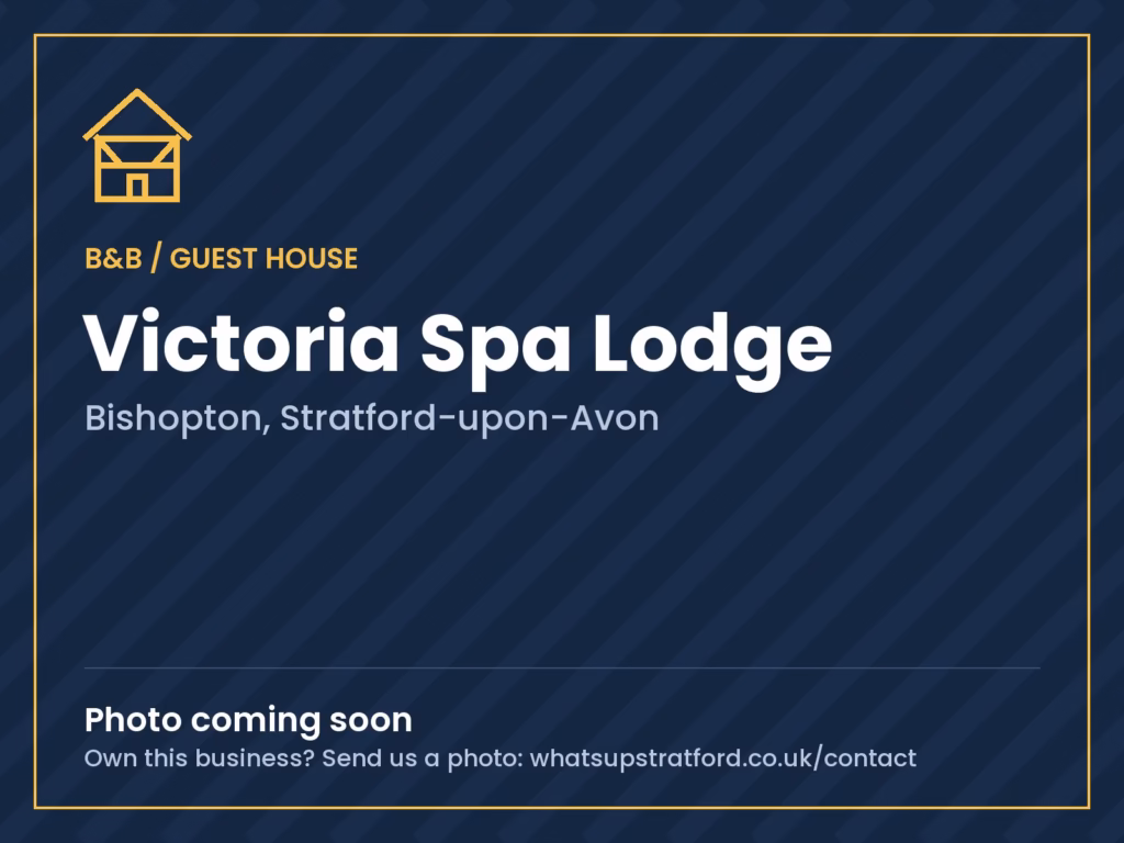Victoria Spa Lodge, Stratford-upon-Avon: photo coming soon