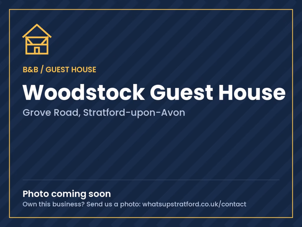 Woodstock Guest House, Stratford-upon-Avon: photo coming soon